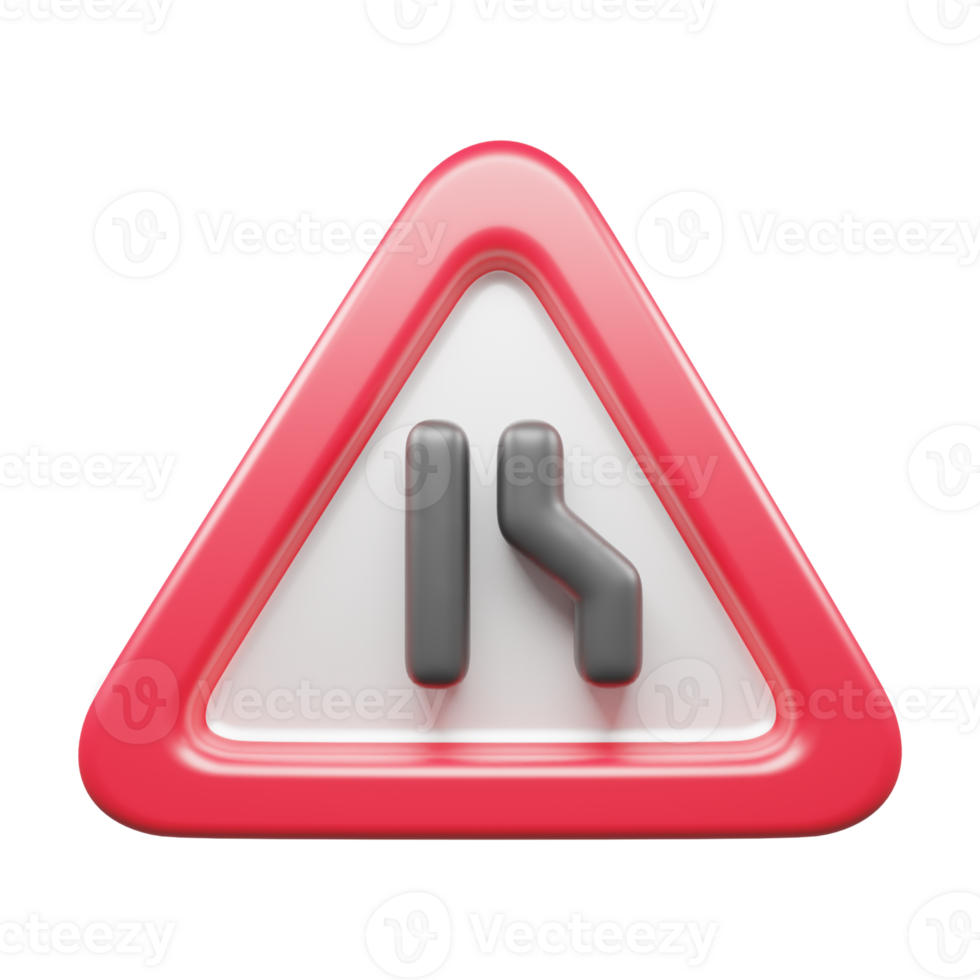 Traffic Sign And Symbol 3D Icon or Road sign 3d icon png