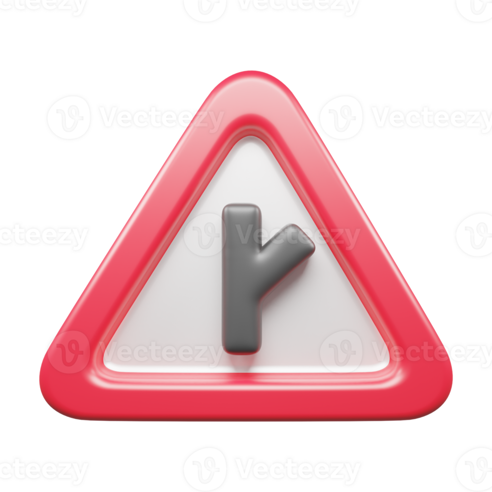 Traffic Sign And Symbol 3D Icon or Road sign 3d icon png