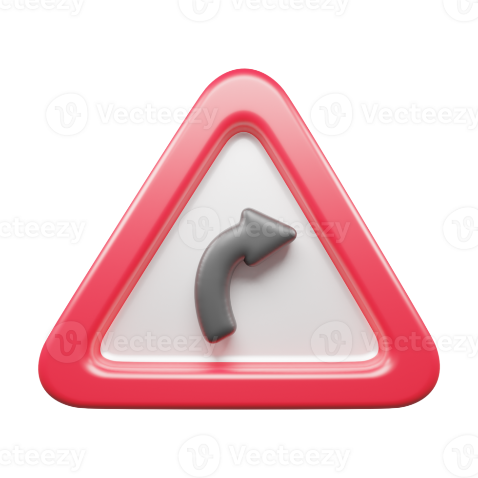 Traffic Sign And Symbol 3D Icon or Road sign 3d icon png