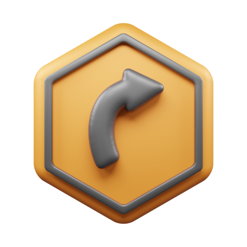 Traffic Sign And Symbol 3D Icon or Road sign 3d icon png