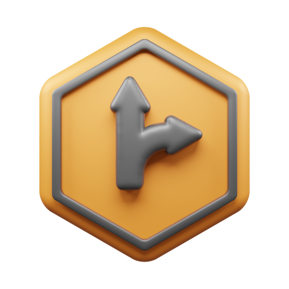 Traffic Sign And Symbol 3D Icon or Road sign 3d icon png
