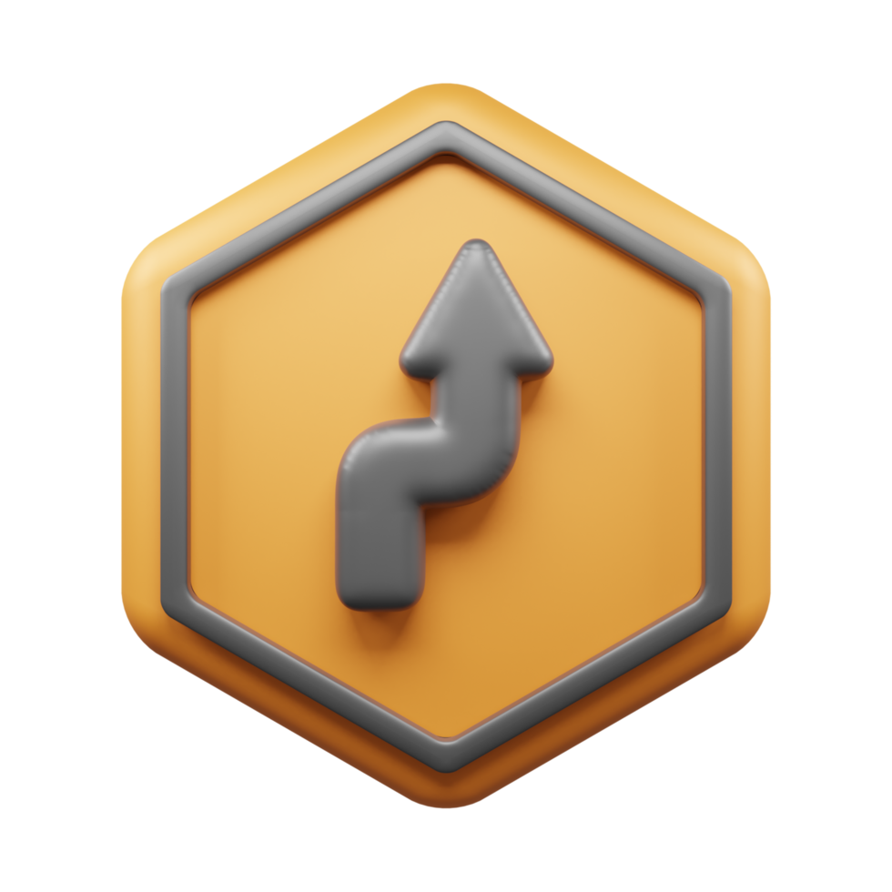 Traffic Sign And Symbol 3D Icon or Road sign 3d icon png
