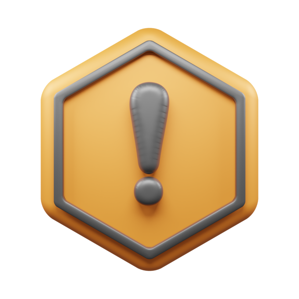 Traffic Sign And Symbol 3D Icon or Road sign 3d icon png