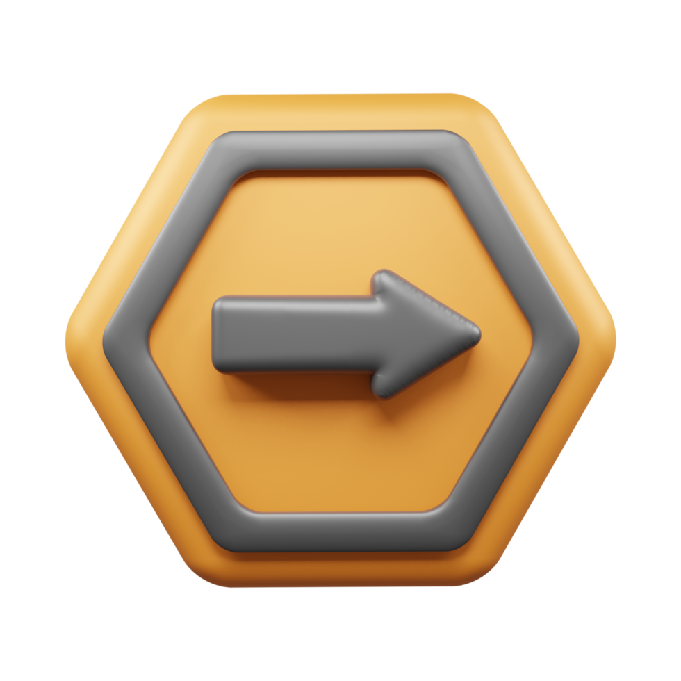Traffic Sign And Symbol 3D Icon or Road sign 3d icon png