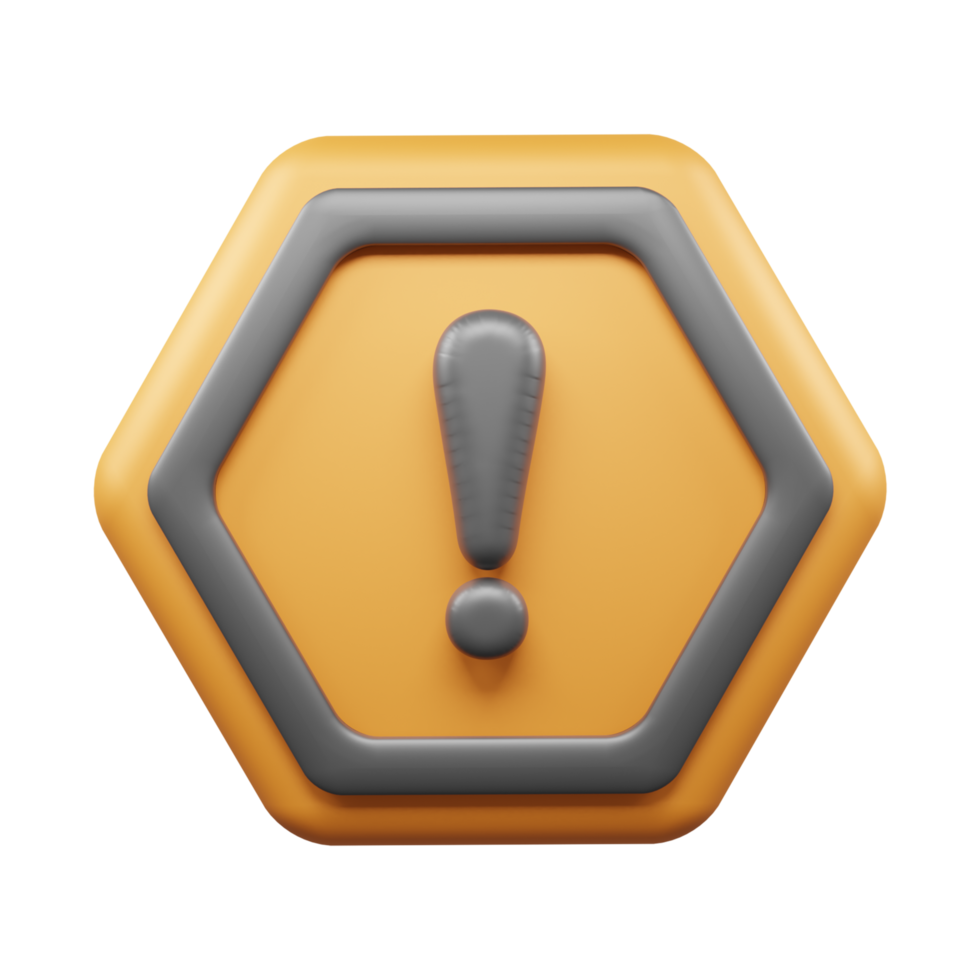 Traffic Sign And Symbol 3D Icon or Road sign 3d icon png