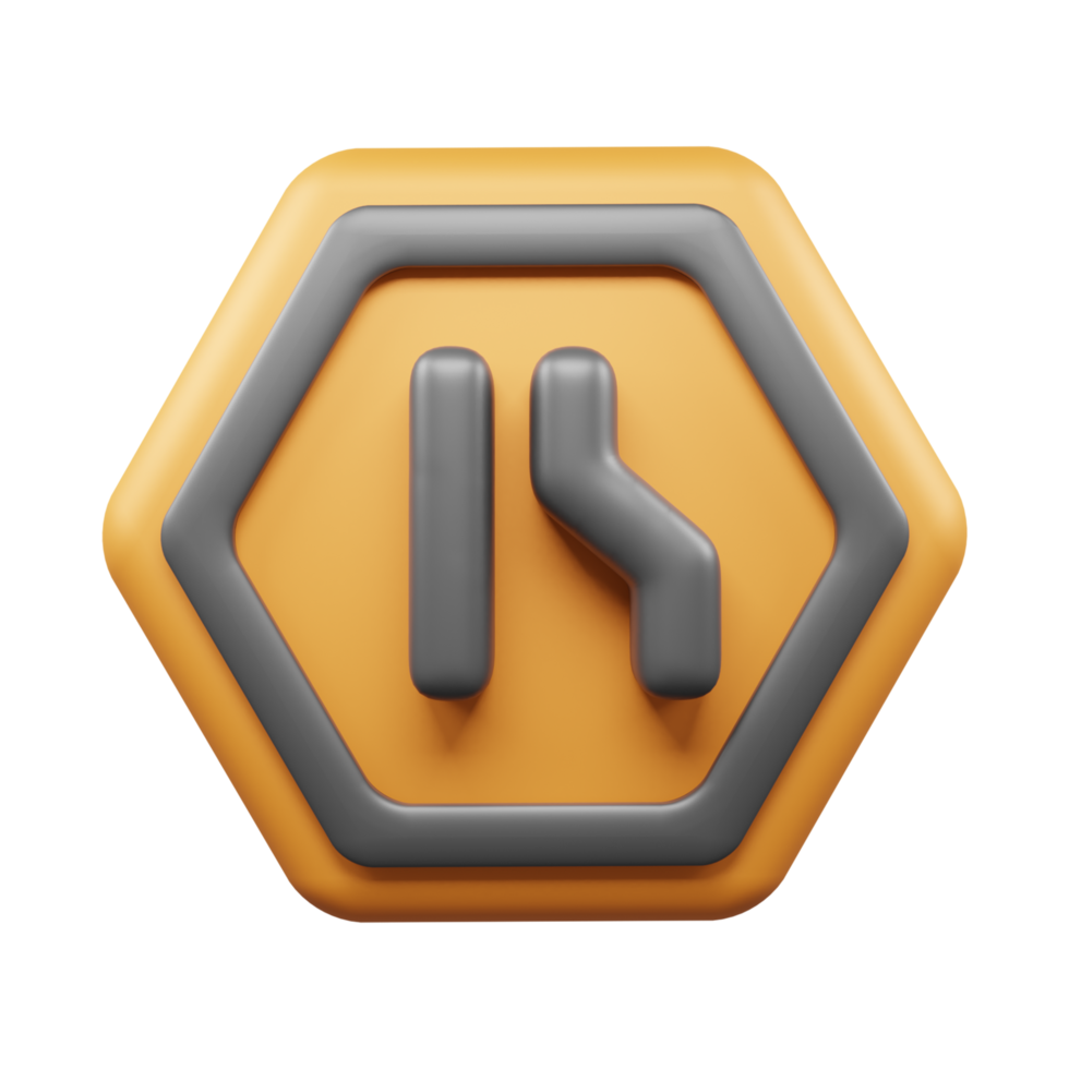 Traffic Sign And Symbol 3D Icon or Road sign 3d icon png