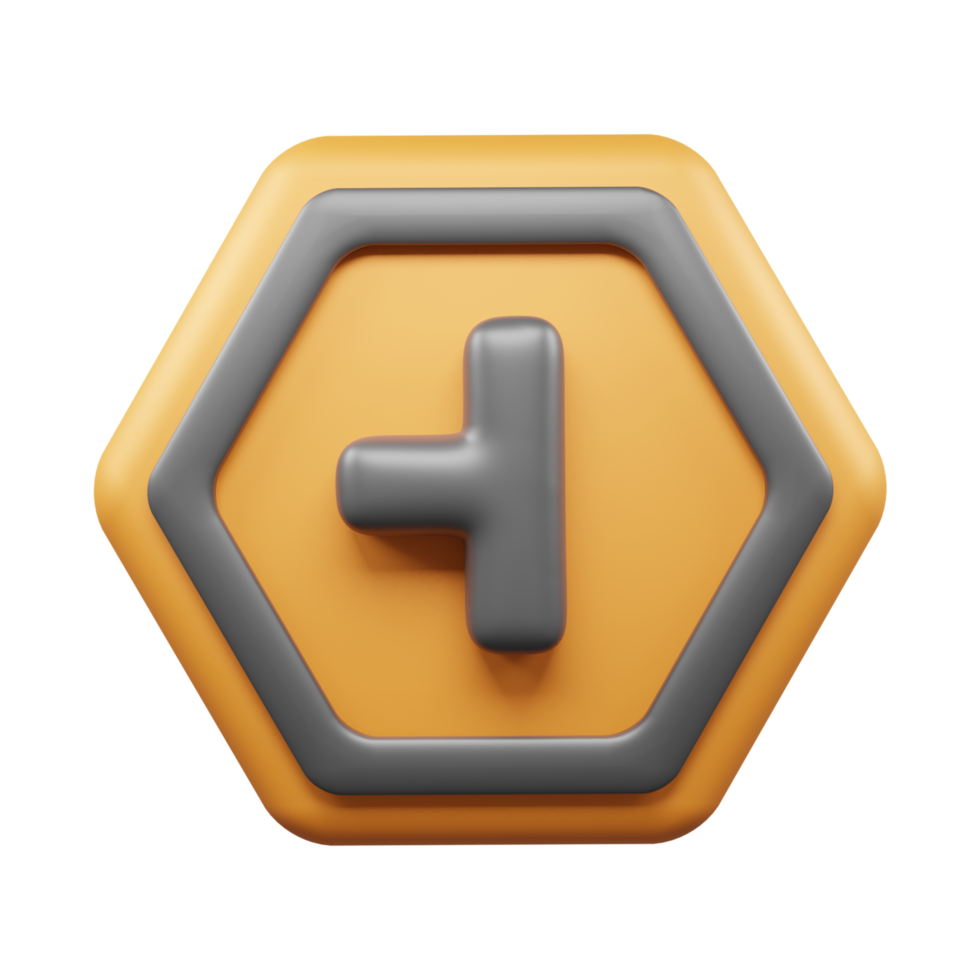 Traffic Sign And Symbol 3D Icon or Road sign 3d icon png