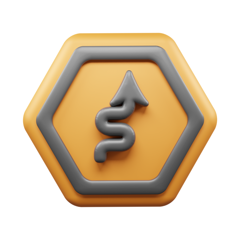 Traffic Sign And Symbol 3D Icon or Road sign 3d icon png