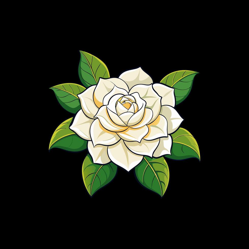 Outline flower set for artistic designs. vector