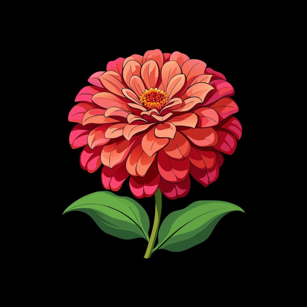 Outline flower set for artistic designs. vector