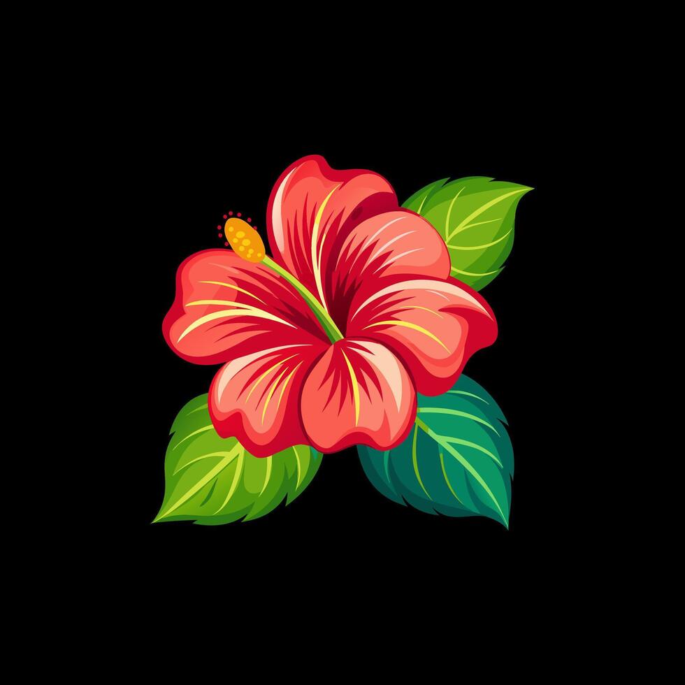 Outline flower set for artistic designs. vector