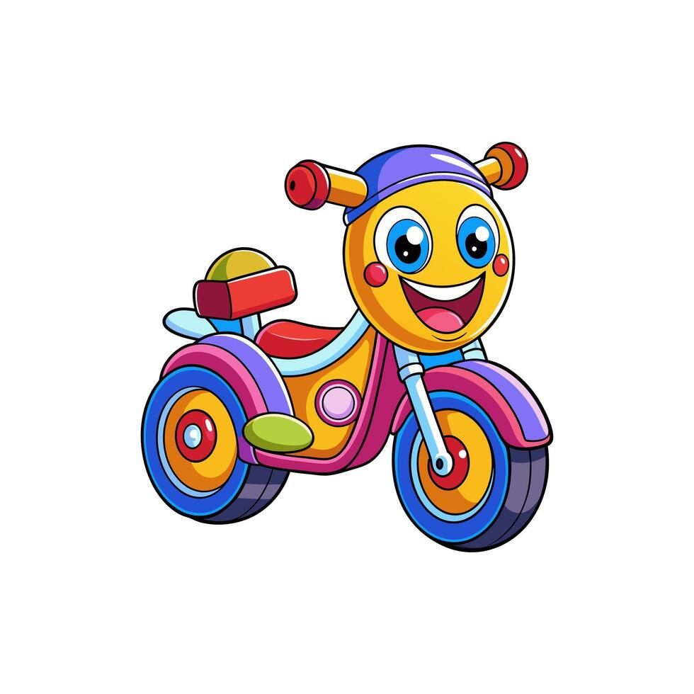 A lively colorful cartoon featuring dynamic characters and funky adventures. vector