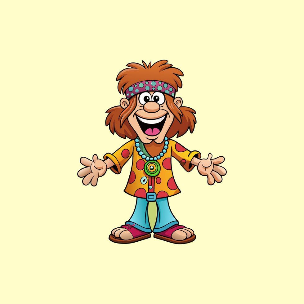 A lively, colorful cartoon featuring dynamic characters and funky adventures. vector
