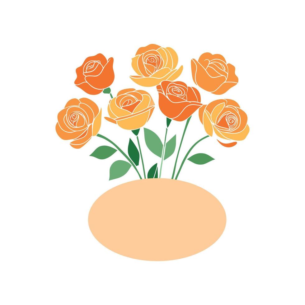 A beautiful, vibrant bloom that brings joy and color. vector
