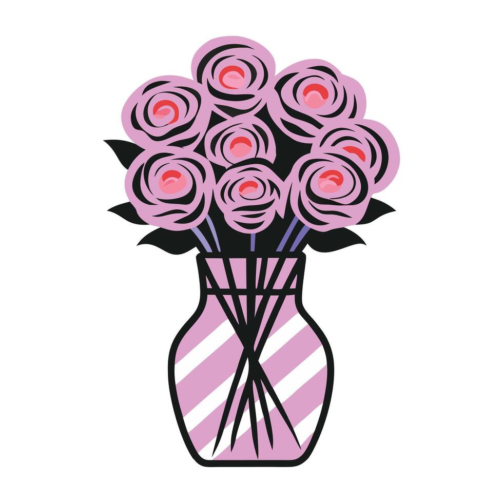 A beautiful, vibrant bloom that brings joy and color. vector