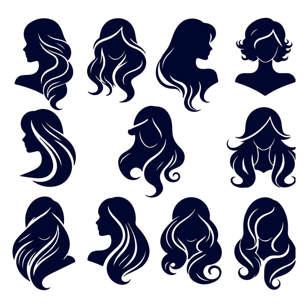 Elegant Hairstyles for Modern Men vector