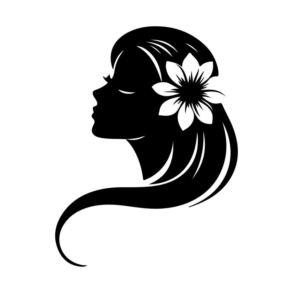 Outline flower set for artistic designs. vector