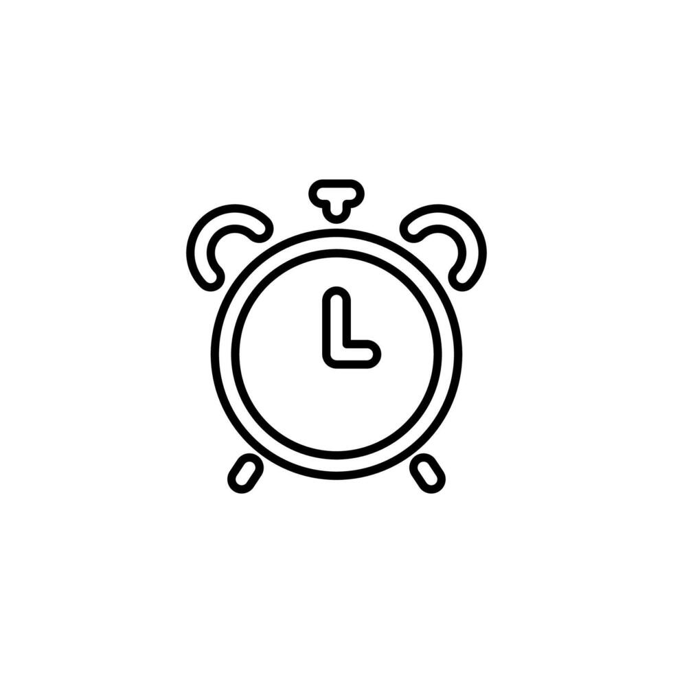Alarm clock icon. Time icon vector
