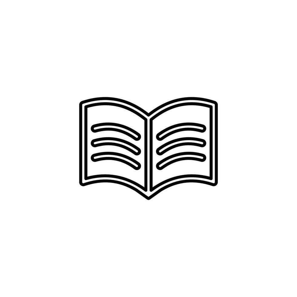 Book icon. Reading book icon. vector