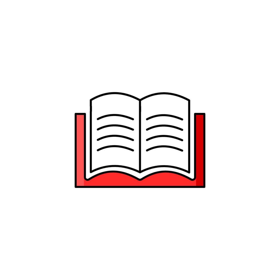 Book icon. Reading book icon. vector