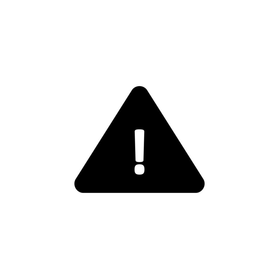 Alert icon. Warning sign vector