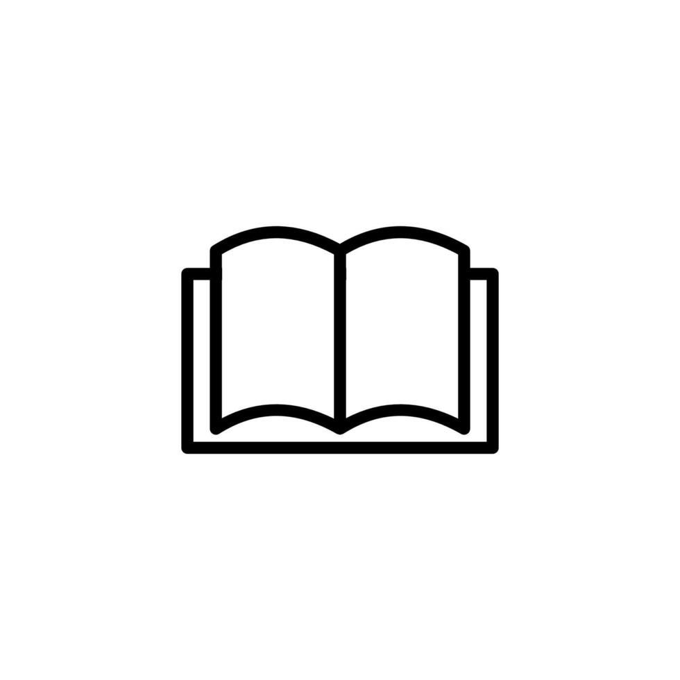 Book icon. Reading book icon. vector