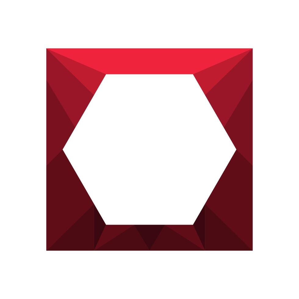 hexagon icon design template vector