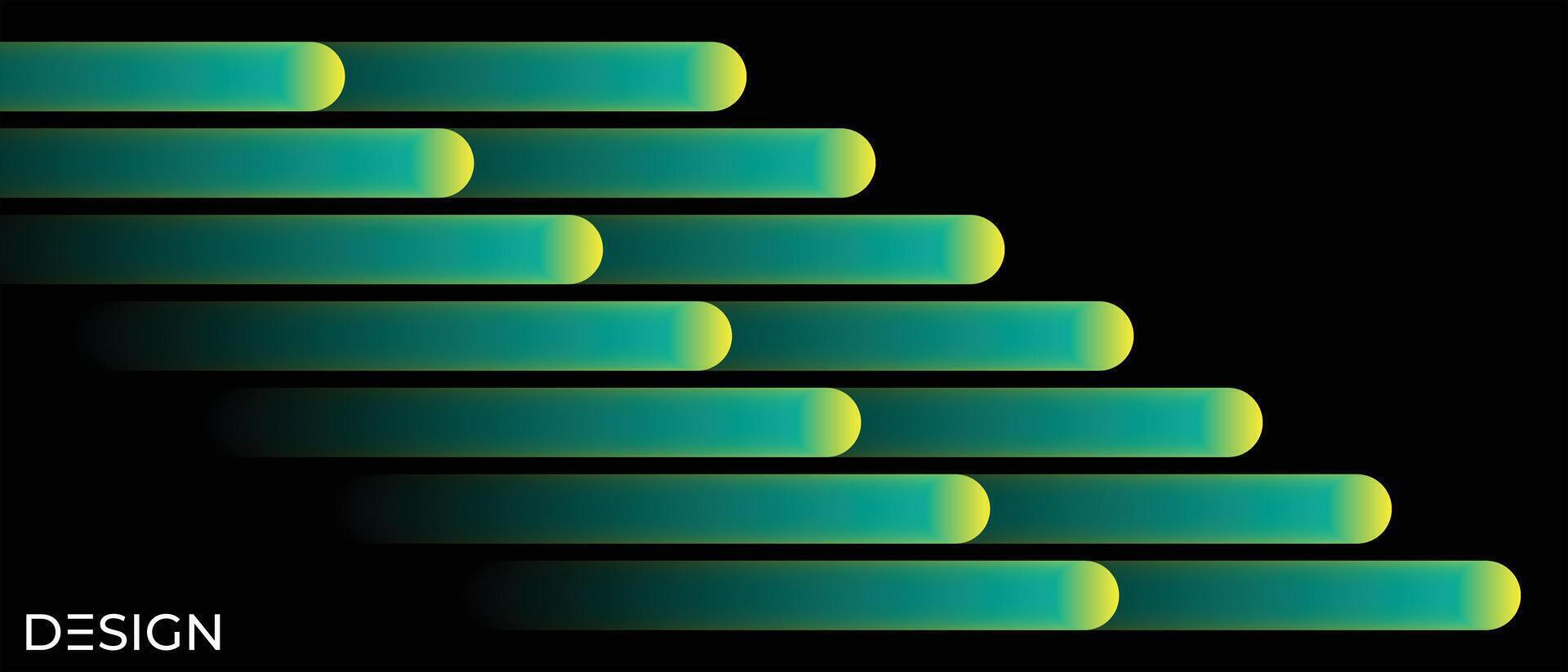 Abstract Gradient Colored Lines Background Template For Banner, Poster, Backdrop, Presentation vector
