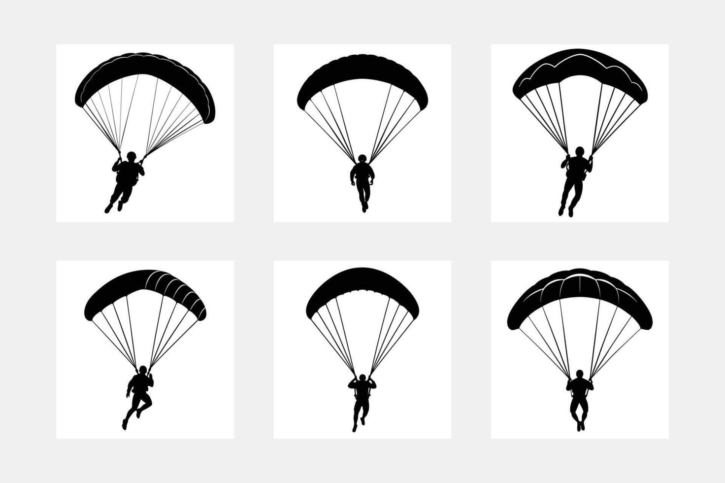 Skydiving icon art design vector