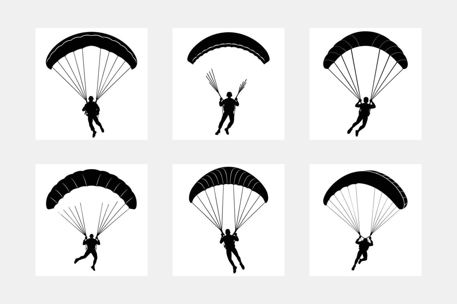 Skydiving icon art design vector