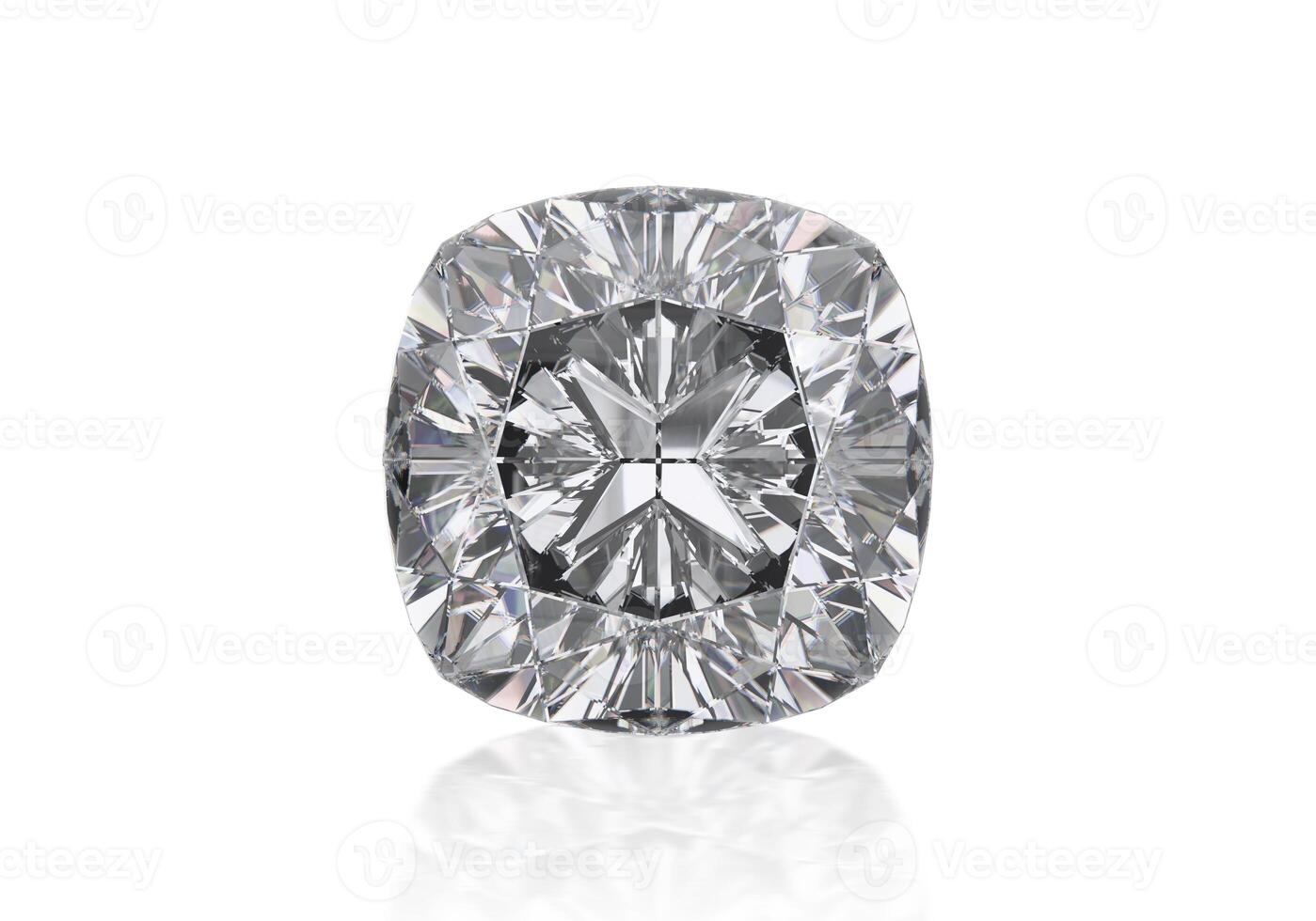 diamond with high quality on a white background photo