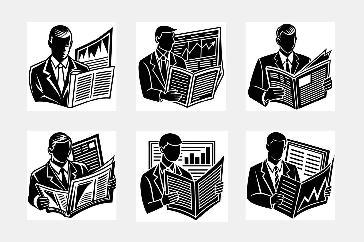 man reading a book. education concept vector