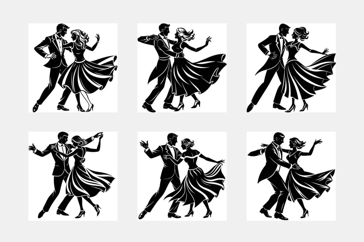 dancing couple illustration featuring Dance, Passion, vector