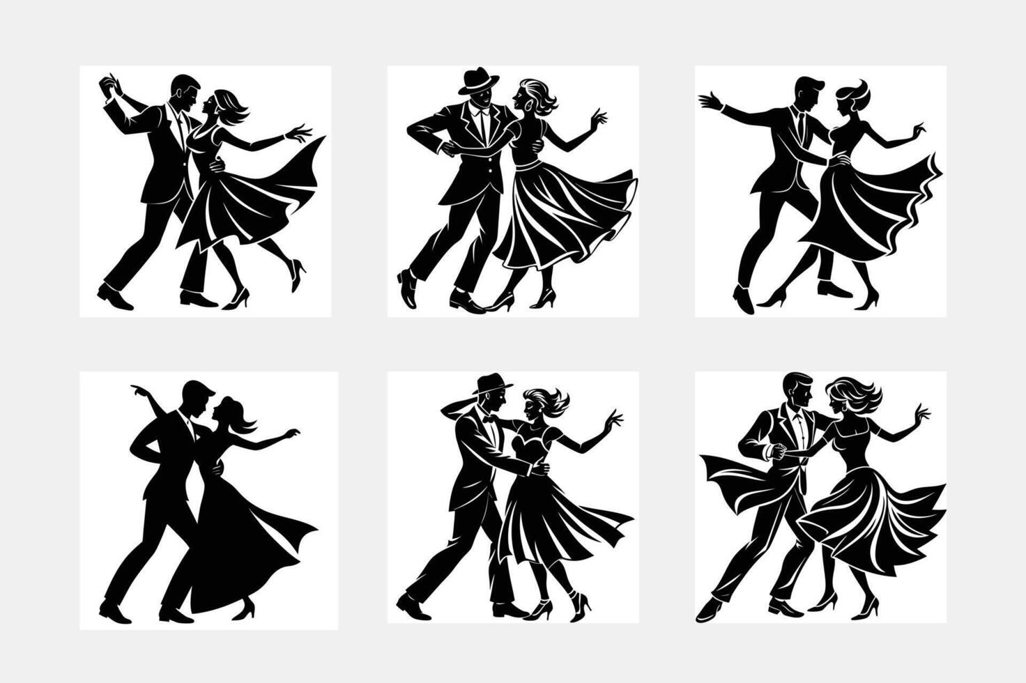 dancing couple illustration featuring Dance, Passion, vector