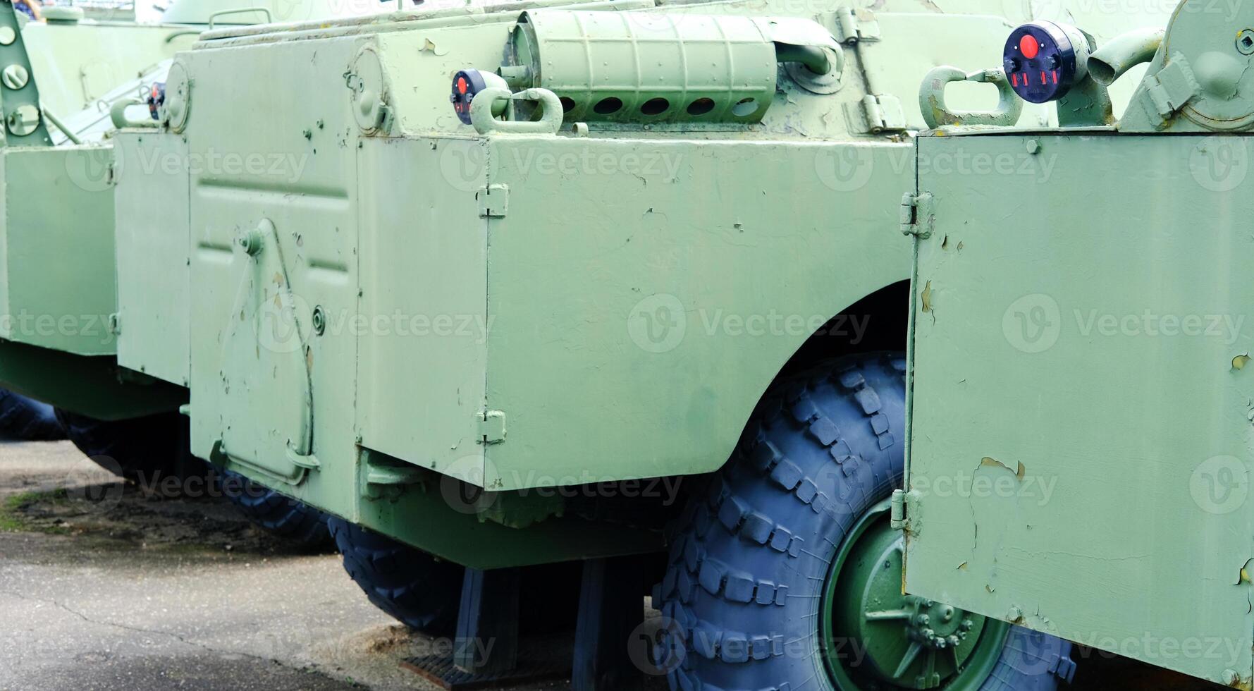 Military Armored Transport Side View photo