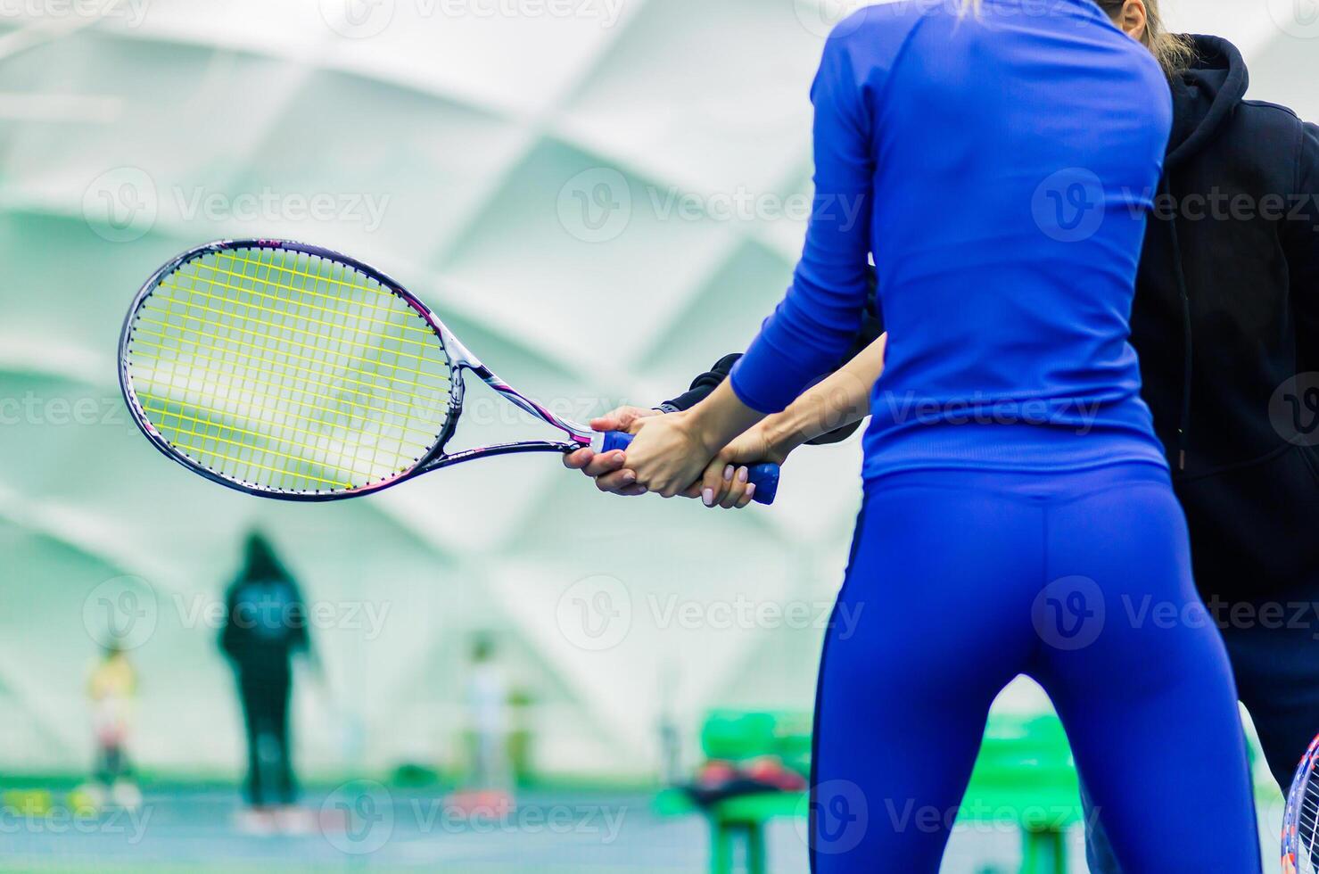 Tennis Training Session with Coach photo