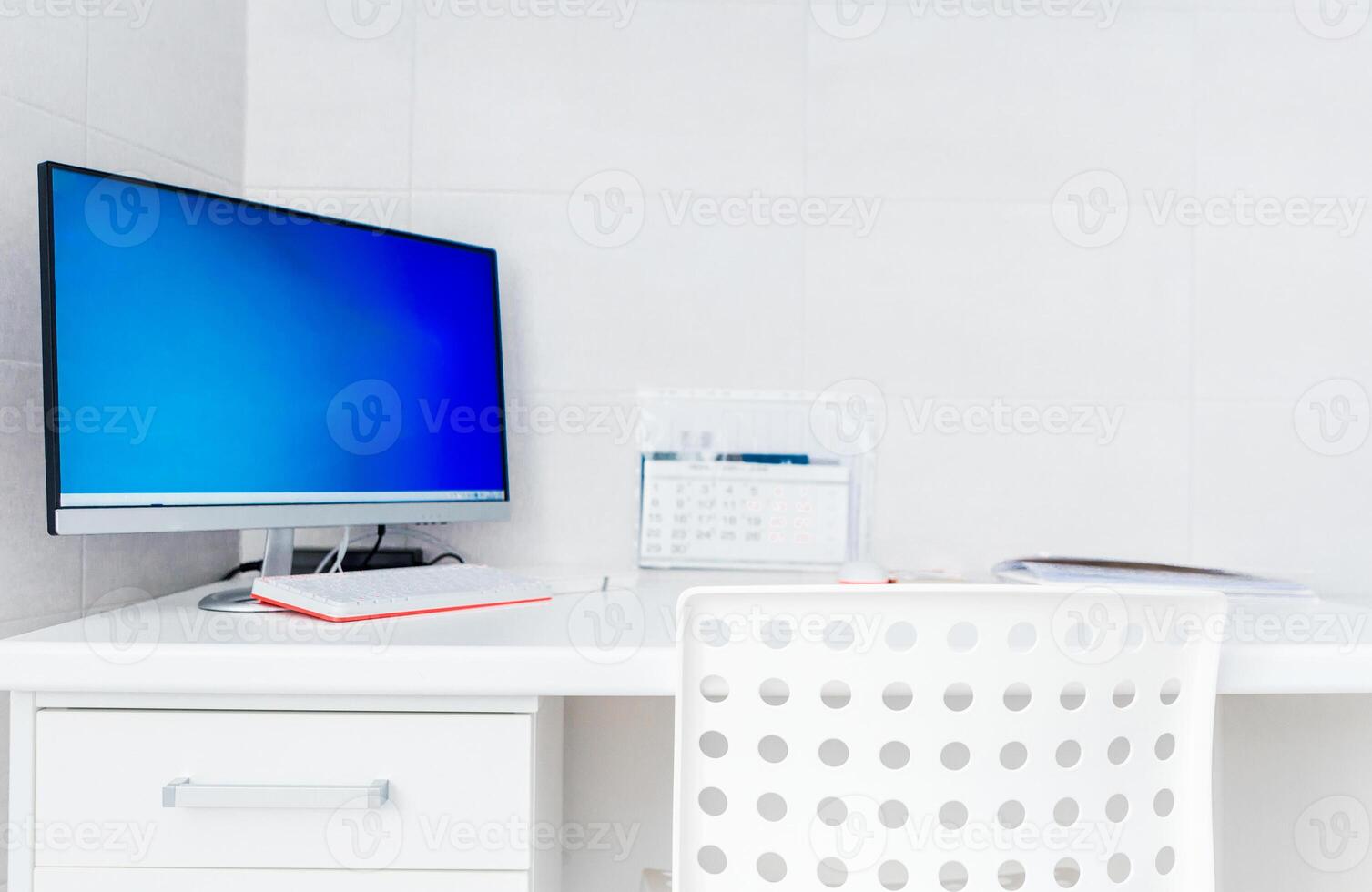 Doctor's Office with Computer Desk photo