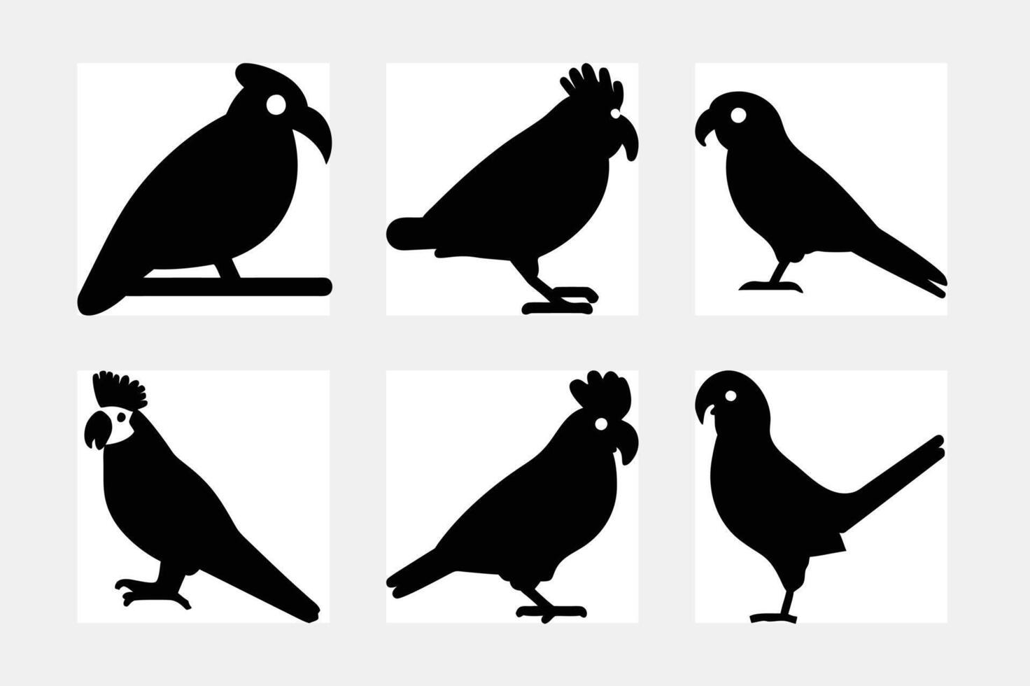Bird Icon Flat Graphic Design vector