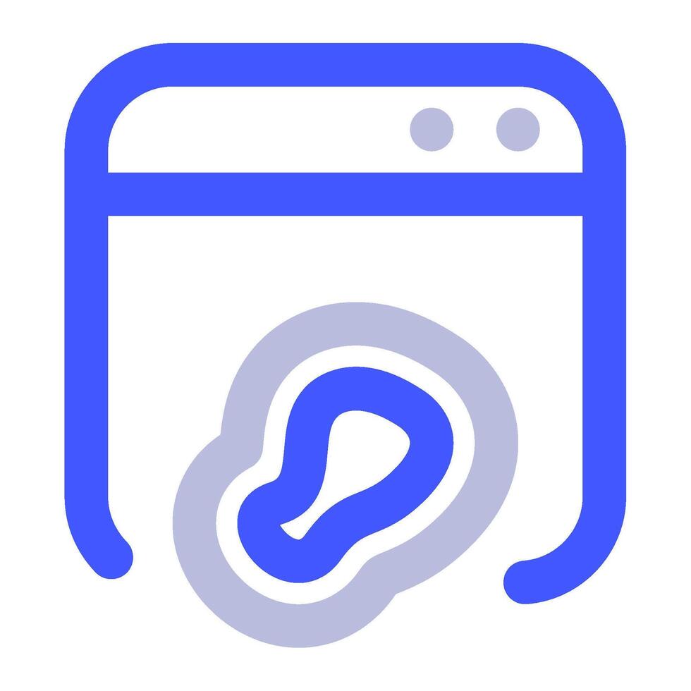 Heatmap icon for web, app, infographic, etc vector