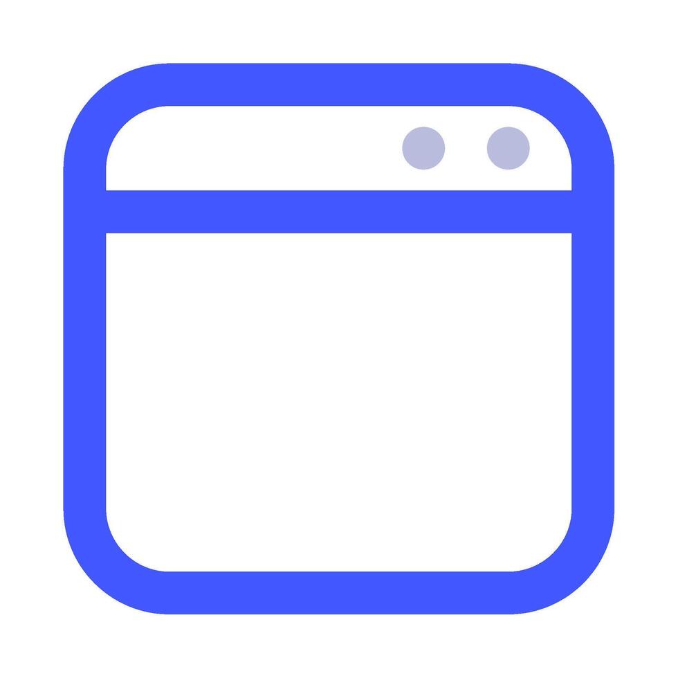 Browser icon for web, app, infographic, etc vector