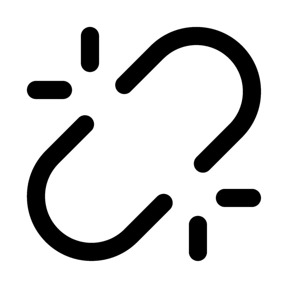 Broken Links icon for web, app, infographic, etc vector