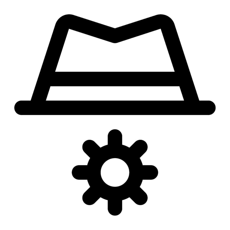 Black Hat SEO icon for web, app, infographic, etc vector