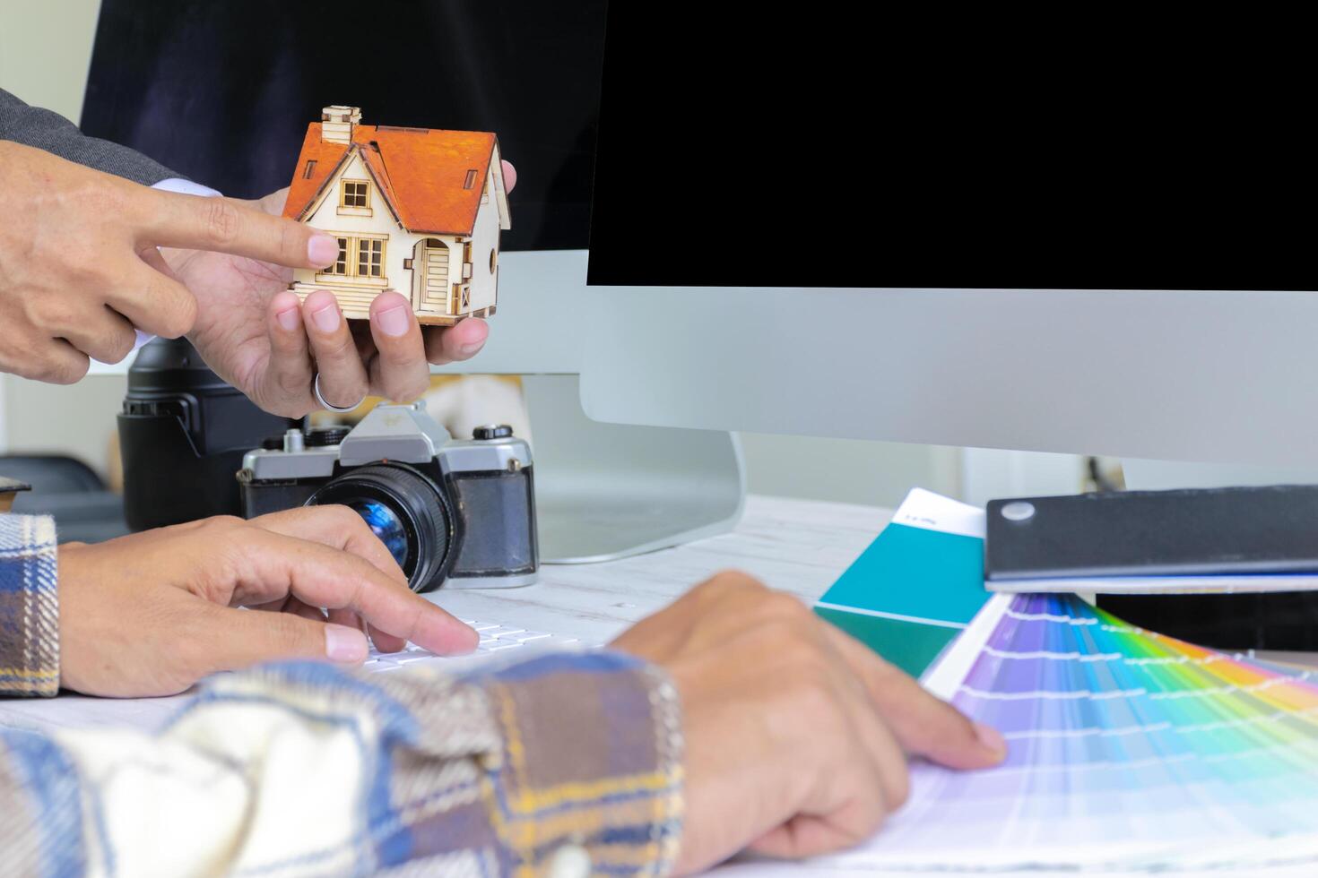 Architects or engineers and the interior photo