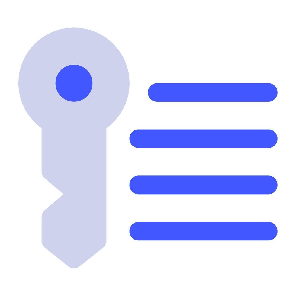 Long Tail Keywords icon for web, app, infographic, etc vector