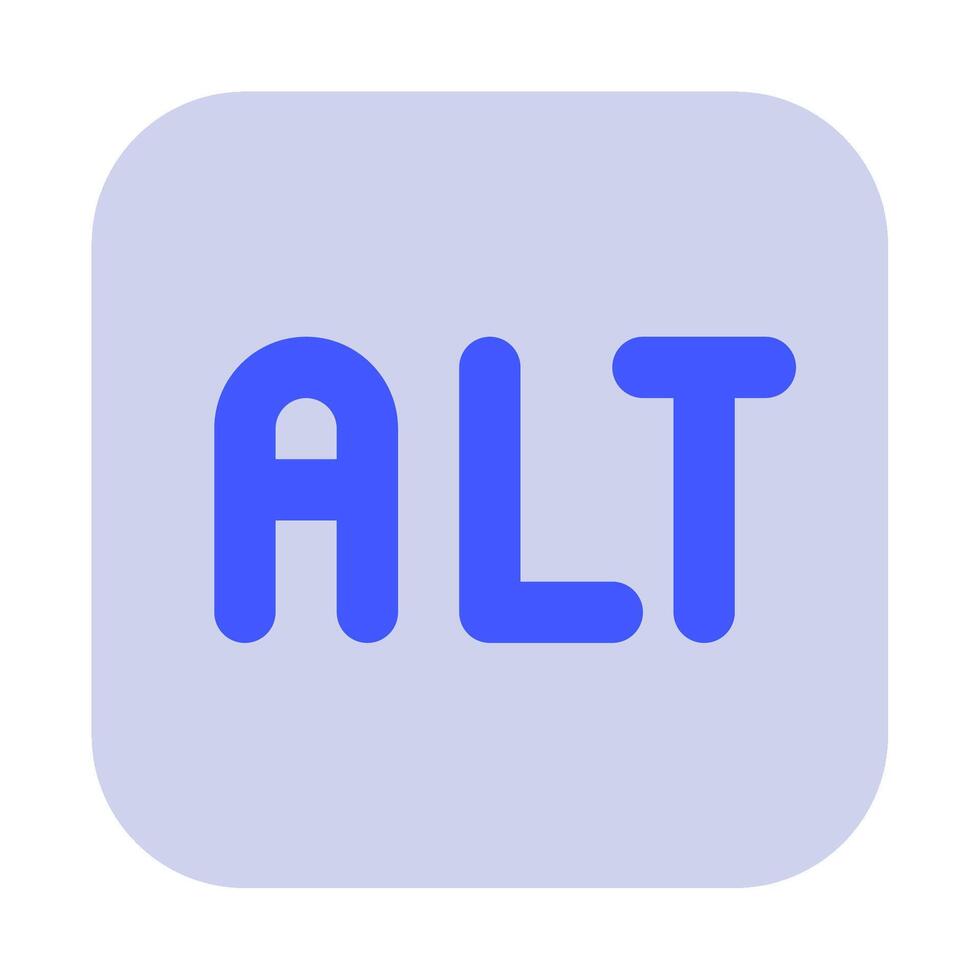 Alt Text icon for web, app, infographic, etc vector