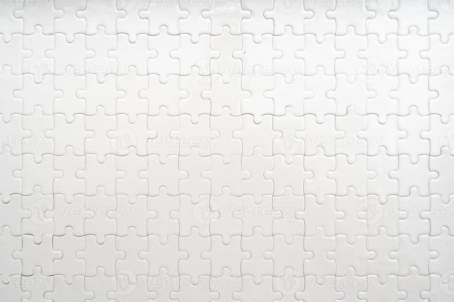 Jigsaw puzzle blank template or cutting guidelines pieces, landscape orientation photo