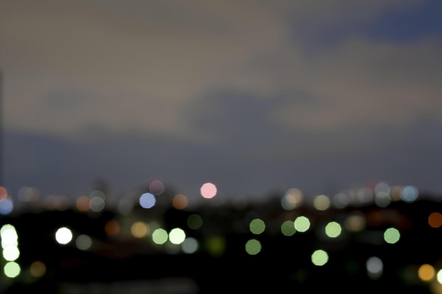 Cityscape bokeh, Blurred Photo, cityscape at twilight time. photo