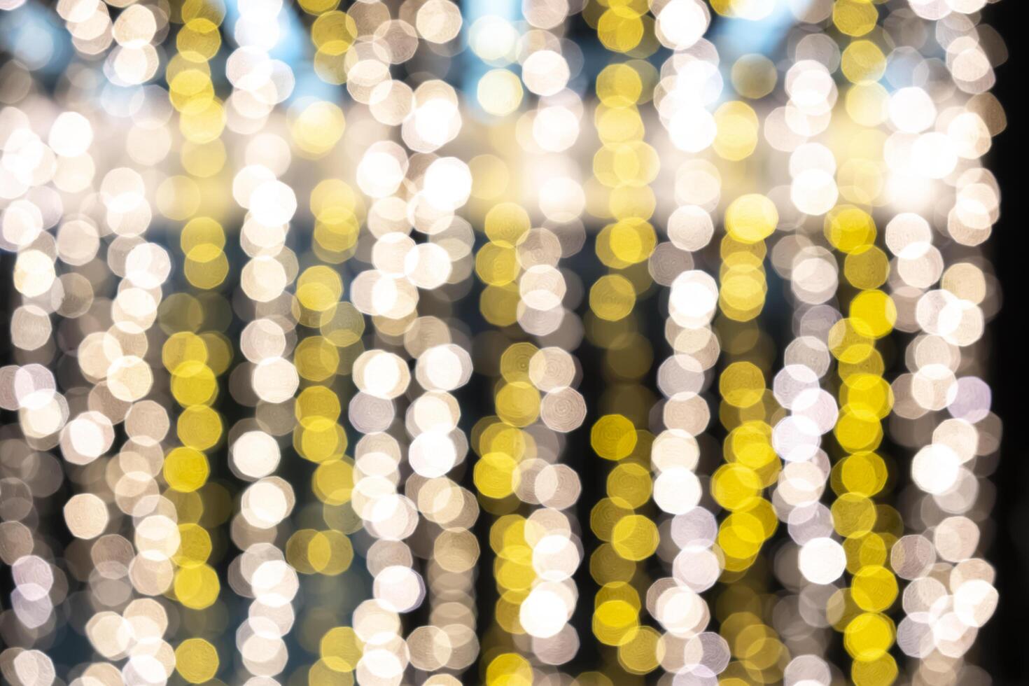 Bokeh golden yellow colorful background, bokeh glitter light gold luxury photo