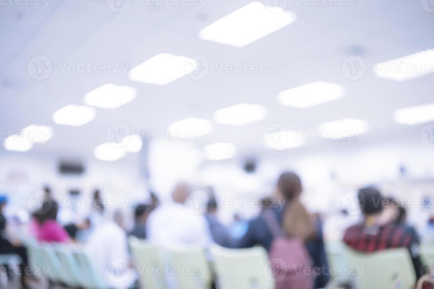Abstract blur hospital and clinic interior for background photo