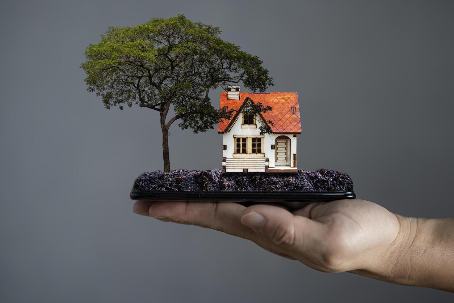 Smartphone application for online searching, buying, selling and booking real estate photo